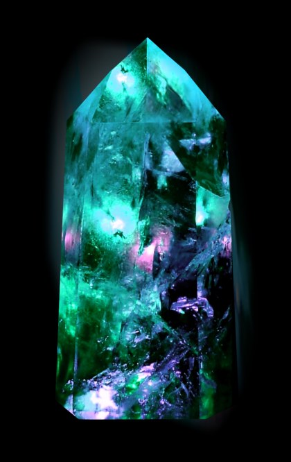 turquoise fantasy crystal