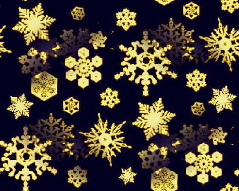 Snowflakes gold large Seamless Background Repeating Fill Image