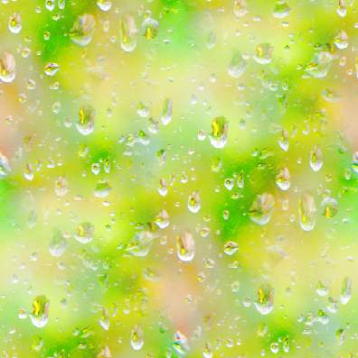 Rain Spring Background Repeating Seamless