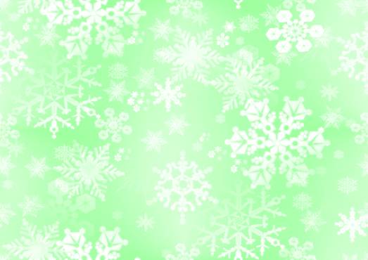Snowflake Green Paper Seamless Background Fill