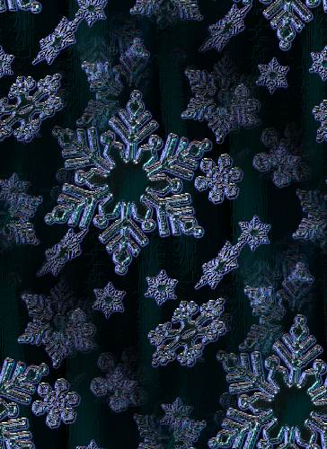 Snowflakes Blue Night Fantasy Seamless Background Tile