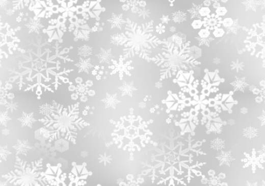 Snow Flakes White/Silver Paper Seamless Background Fill Repeating